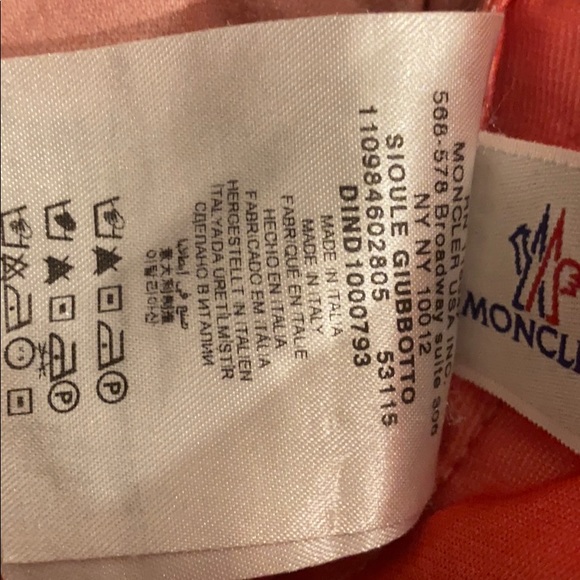 Moncler Red Grenoble windbreaker size 1/S - Picture 7 of 7